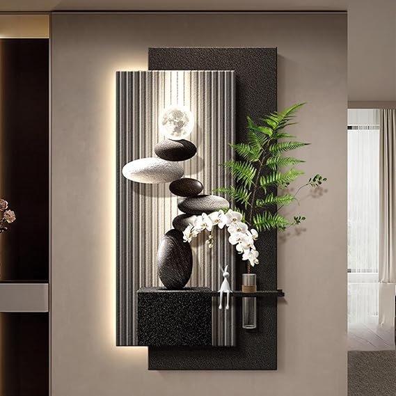 🪨 Elegant Sandstone Wall Art 🎨 Modern 3D Decor 🌿