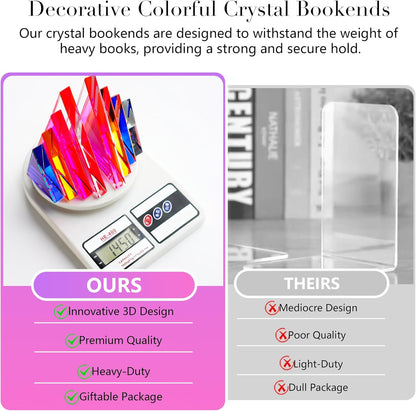 📚✨ Geometric Bookends 🔺🖤 | Stylish Desk & Shelf Decor 🌿💫